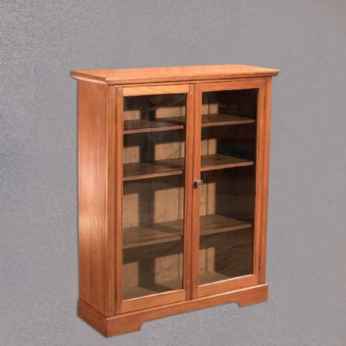 Antique Glazed Bookcase, Victorian Display Cabinet, Mahogany, English, C.1900