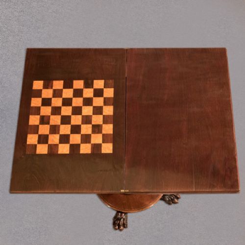 fig 3. Victorian Fold Over Games Table, c.1860