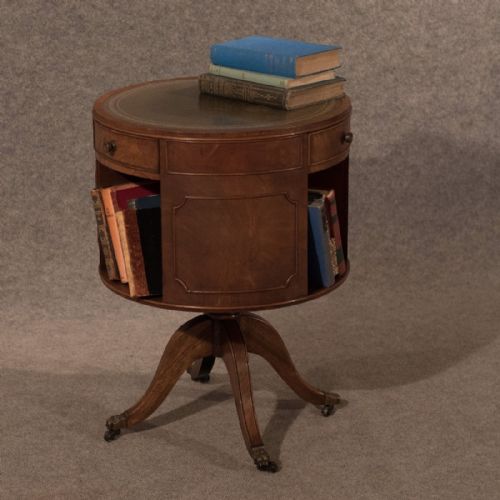 Antique Revolving Bookcase Edwardian English C1910