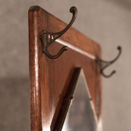 fig 2. Antique Oak Hall Stand Edwardian c1910