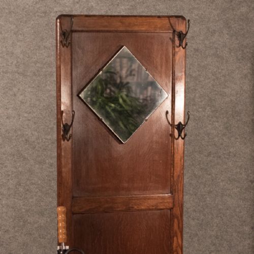 fig 4. Antique Oak Hall Stand Edwardian c1910