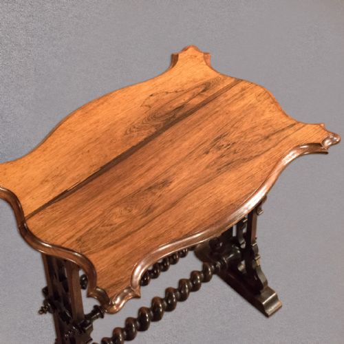 fig 1. Victorian Rosewood Side Table, c.1860