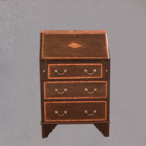 fig 1. Edwardian Mahogany Bureau, c.1910
