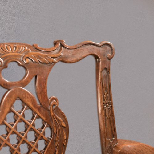 fig 3. George III Open Armchair, in the manner of Robert Manwaring