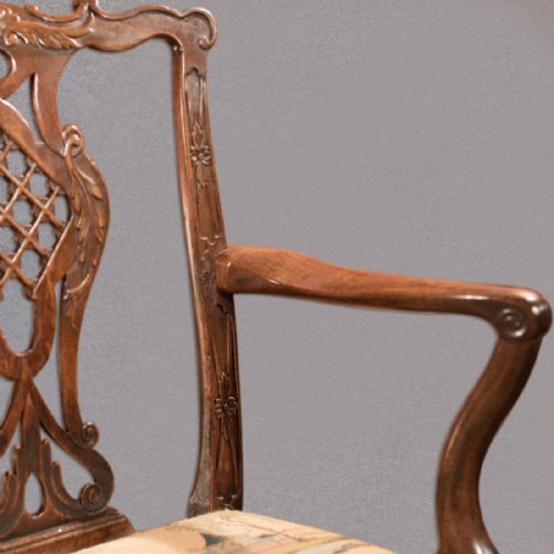 fig 4. George III Open Armchair, in the manner of Robert Manwaring