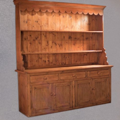 Victorian Large Pine Dresser, C.1875