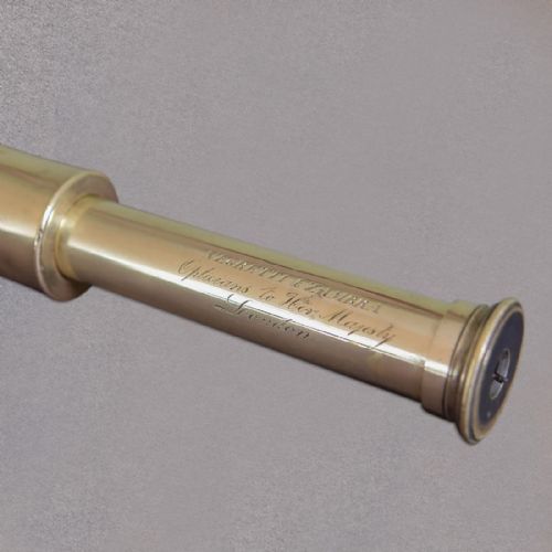 fig 2. Victorian Negretti & Zambra Telescope, c.1880