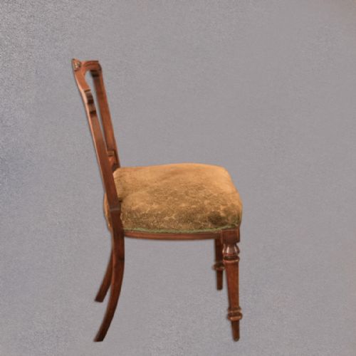 fig 2. Aesthetic Period Set of Four Dining Chairs, c.1890