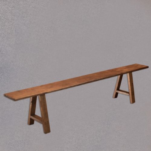 Late Victorian Country Kitchen Bench (2)