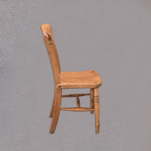 fig 2. Victorian Elm Station Chair, c.1850