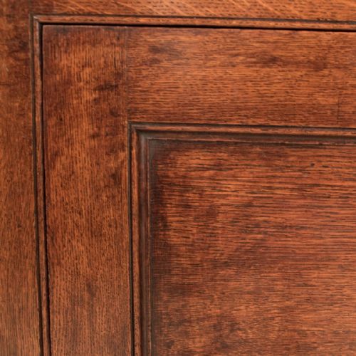 fig 3. Antique Oak Corner Cupboard Display Cabinet For Floor or Wall - Georgian c1800