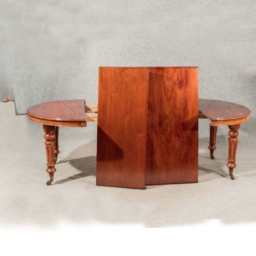 Antique Dining Table Large Extending Seats from 4 - 10 Victorian Mahogany C1870