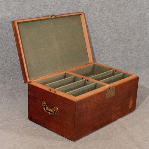 fig 2. Antique Oak Silver Chest Coffer Storage Trunk Blanket Box Coffee Table c1900