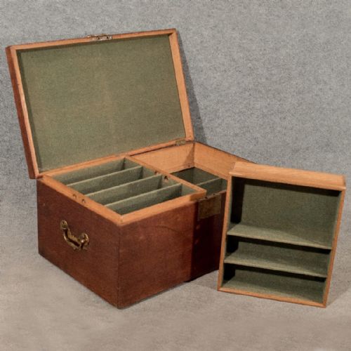 fig 3. Antique Oak Silver Chest Coffer Storage Trunk Blanket Box Coffee Table c1900