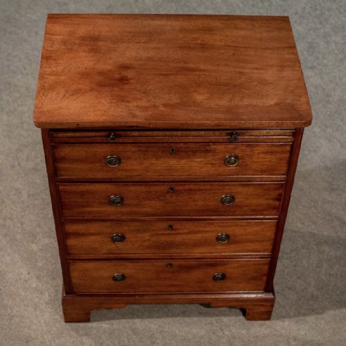 fig 3. Antique Small Bachelors Chest of Drawers Bedside Table Mahogany Victorian c1900