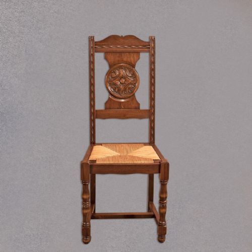 fig 1. Edwardian Set of 6 Antique Dining Chairs, c.1910