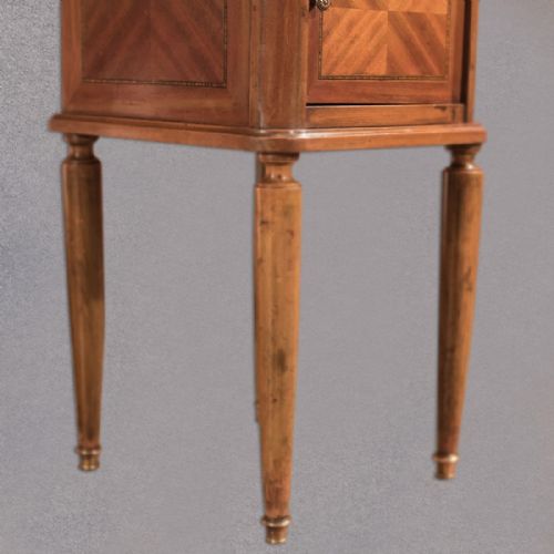 fig 3. Antique Pot Cupboard, Mahogany Bedside Table c1900