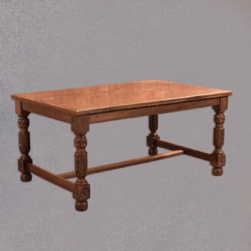 Antique Refectory Table, Low Work Table C1800
