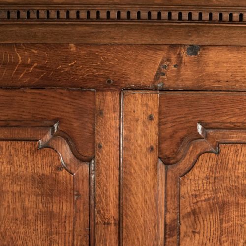 fig 2. Antique Wardrobe, Georgian Press Cupboard, English Oak