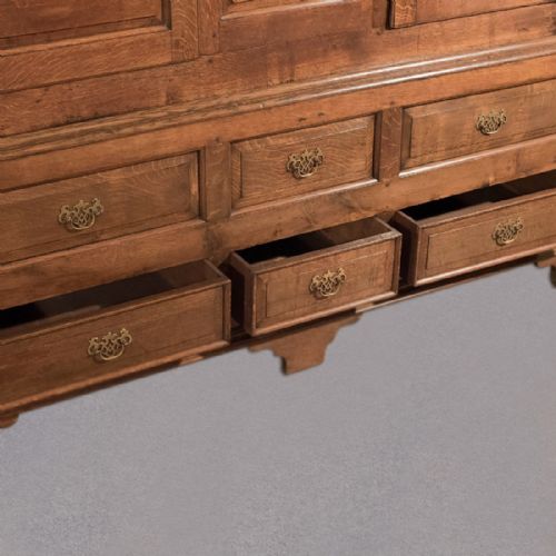 fig 4. Antique Wardrobe, Georgian Press Cupboard, English Oak