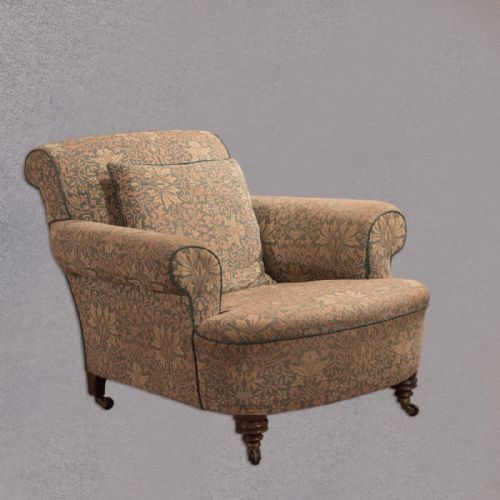 fig 1. Victorian Armchair, Antique Club Chair c1880