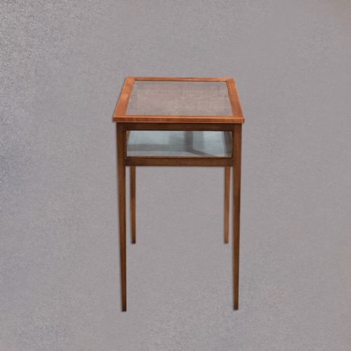 fig 1. Antique Bijouterie Table, Edwardian Display Case