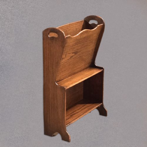 Antique Magazine Rack, Edwardian Bookcase