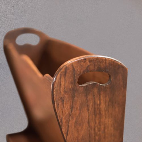 fig 1. Antique Magazine Rack, Edwardian Bookcase