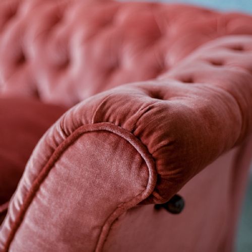 fig 2. Antique Chesterfield Settee Couch Victorian Period Drop End Sofa English c1890