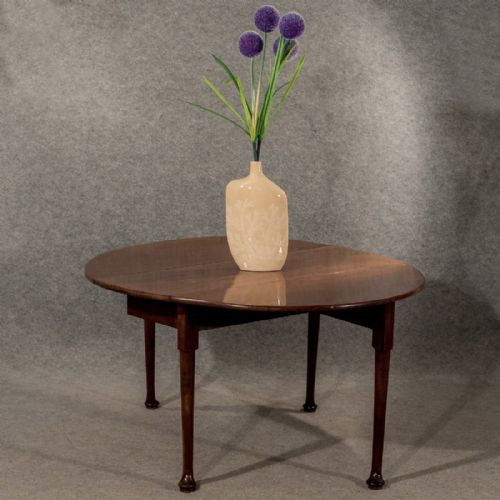 Antique Dining Table Drop Leaf Gate Leg English Georgian Quality Mahogany C1800