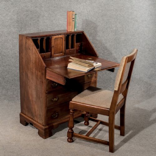 Antique Writing Desk Bureau Chest English Georgian Mahogany Quality C1800