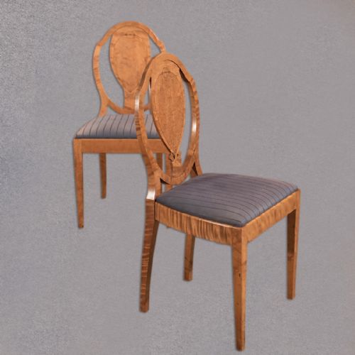 Antique Pair of Chairs, A.b. Nordiska Kompaniet 1918