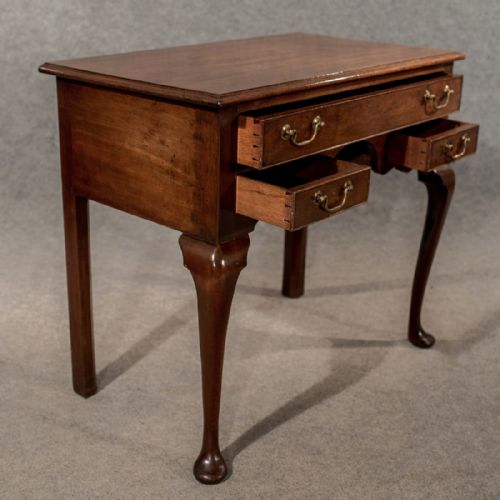 fig 2. Antique Lowboy Desk Writing Table English Georgian Mahogany Quality c1800