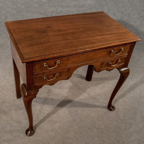 fig 3. Antique Lowboy Desk Writing Table English Georgian Mahogany Quality c1800