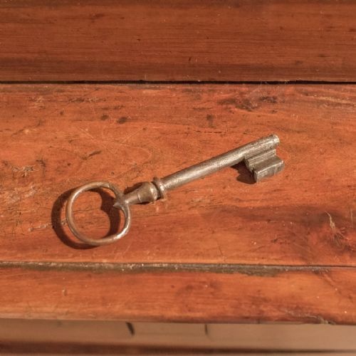 fig 2. Antique House Keepers Cupboard, French Buffet A Deux Corps, Yew Wood c.1780