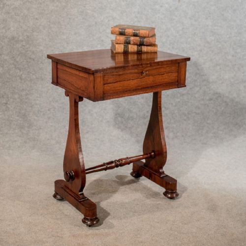 Antique Side Table English Regency Period Quality Rosewood C1820