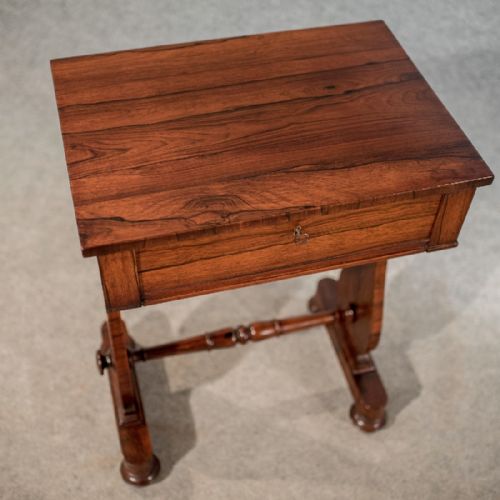 fig 2. Antique Side Table English Regency Period Quality Rosewood c1820