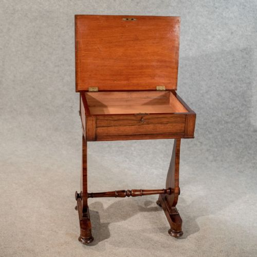 fig 3. Antique Side Table English Regency Period Quality Rosewood c1820