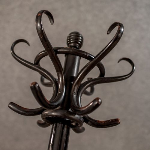 fig 2. Antique Ebonised Bentwood Coat Hat Stick Hall Stand English Edwardian c1910