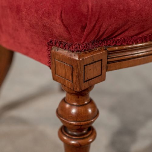 fig 5. Antique Oak Set of 6 Dining Chairs - Fine Quality English Victorian c1890
