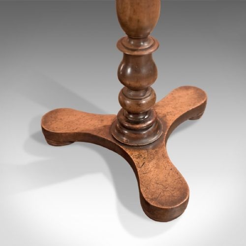 fig 2. Antique Club Table, Regency Walnut c.1820