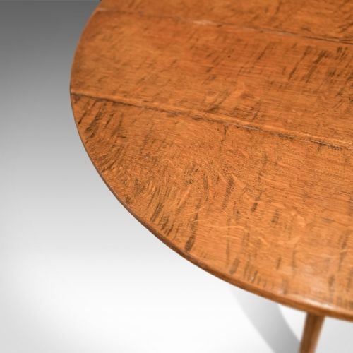 fig 3. Antique Tilt Top Table, Georgian Oak c.1750