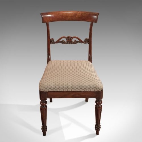 fig 3. Set of Four Antique Dining Chairs, Regency Rosewood c.1820