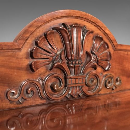 fig 2. Large William IV Antique Pedestal Sideboard in Mahogany c.1835