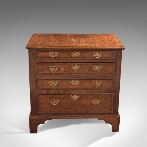 fig 1. Antique Chest of Drawers, Georgian Oak, c.1760