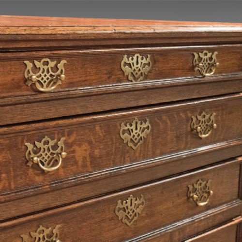 fig 2. Antique Chest of Drawers, Georgian Oak, c.1760