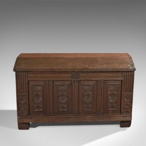 fig 2. Antique Chest, Ships Trunk c.1700