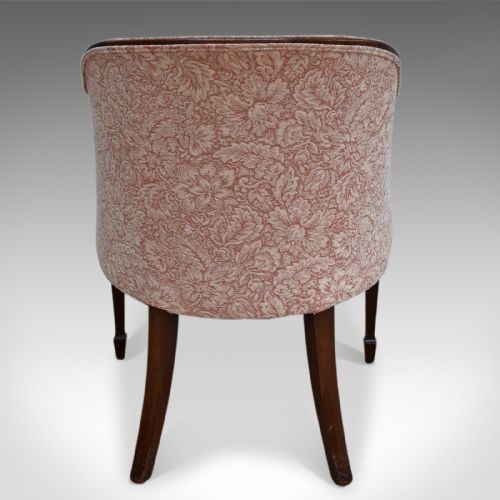 fig 3. Antique Howard & Sons Chair, Victorian Armchair, Tub, Bedroom