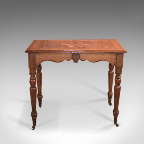 fig 2. Antique Side Table, Georgian Oak c.1800