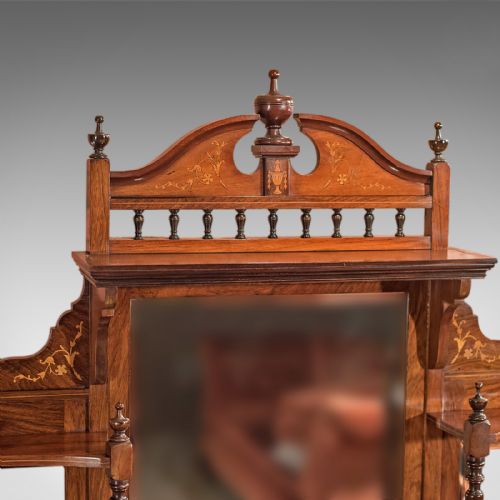 fig 2. Antique Sideboard, Edwardian Mirror Back c1910 